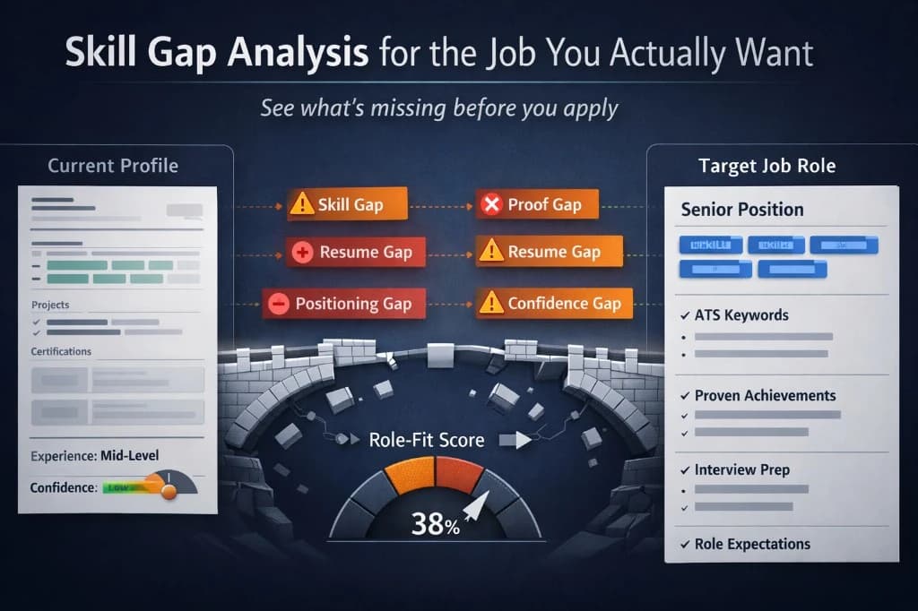 How to identify skill gaps between your profile and target role